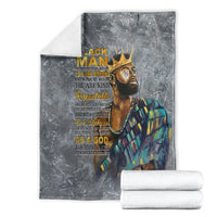 Black Man Africa Blanket Naturally King