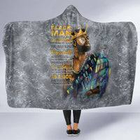 Black Man Africa Hooded Blanket Naturally King