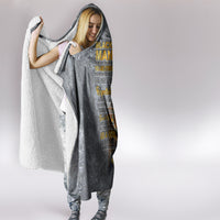 Black Man Africa Hooded Blanket Naturally King