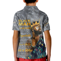 Black Man Africa Kid Polo Shirt Naturally King - Wonder Print Shop