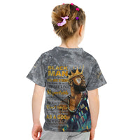 Black Man Africa Kid T Shirt Naturally King - Wonder Print Shop