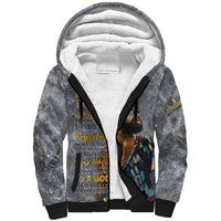 Black Man Africa Sherpa Hoodie Naturally King - Wonder Print Shop