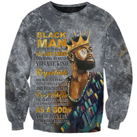 Black Man Africa Sweatshirt Naturally King - Wonder Print Shop