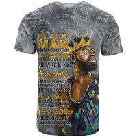 Black Man Africa T Shirt Naturally King - Wonder Print Shop