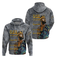 Black Man Africa Zip Hoodie Naturally King - Wonder Print Shop