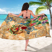 Anguilla Sarong Geographic Coordinate Anchor - Turlte Tropical