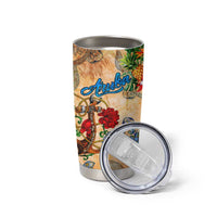 Aruba Tumbler Cup Geographic Coordinate Anchor - Turlte Tropical
