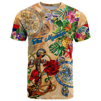 Sint Maarten T Shirt Geographic Coordinate Anchor - Turlte Tropical