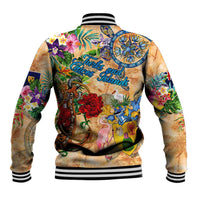 Turks and Caicos Islands Baseball Jacket Geographic Coordinate Anchor - Turlte Tropical