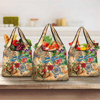 Turks and Caicos Islands Grocery Bag Geographic Coordinate Anchor - Turlte Tropical