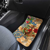 Bay Islands Department Car Mats Geographic Coordinate Anchor - Turlte Tropical