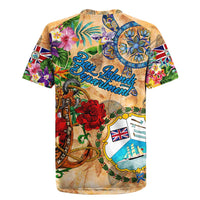 Bay Islands Department Rugby Jersey Geographic Coordinate Anchor - Turlte Tropical