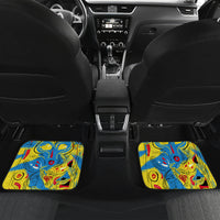 African Art Viva Underground Psychedelic Vintage Style Car Mats - Wonder Print Shop