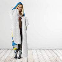 African Art Viva Underground Psychedelic Vintage Style Hooded Blanket