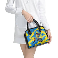 African Art Viva Underground Psychedelic Vintage Style Shoulder Handbag