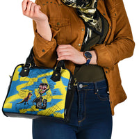 African Art Viva Underground Psychedelic Vintage Style Shoulder Handbag