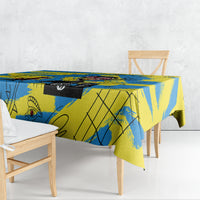 African Art Viva Underground Psychedelic Vintage Style Tablecloth - Wonder Print Shop