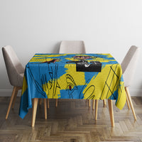 African Art Viva Underground Psychedelic Vintage Style Tablecloth - Wonder Print Shop