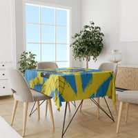 African Art Viva Underground Psychedelic Vintage Style Tablecloth - Wonder Print Shop