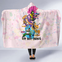 4 Elements Of Hip Hop Hooded Blanket
