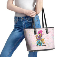 4 Elements Of Hip Hop Leather Tote Bag - Wonder Print Shop
