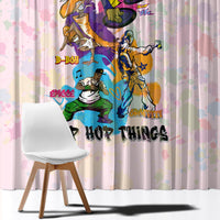4 Elements Of Hip Hop Window Curtain - Wonder Print Shop