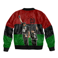 Mexico City 1968 African American Bomber Jacket Black Power Salute - Wonder Print Shop