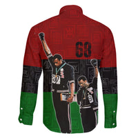 Mexico City 1968 African American Family Matching Short Sleeve Bodycon Dress and Hawaiian Shirt Black Power Salute - Wonder Print Shop