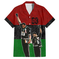 Mexico City 1968 African American Hawaiian Shirt Black Power Salute - Wonder Print Shop