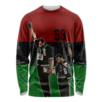 Mexico City 1968 African American Long Sleeve Shirt Black Power Salute - Wonder Print Shop