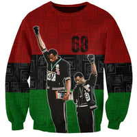 Mexico City 1968 African American Sweatshirt Black Power Salute - Wonder Print Shop