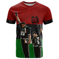 Mexico City 1968 African American T Shirt Black Power Salute - Wonder Print Shop