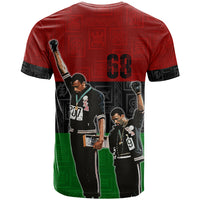 Mexico City 1968 African American T Shirt Black Power Salute - Wonder Print Shop