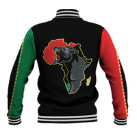 Powerful Panther Africa Baseball Jacket Map Africa - Wonder Print Shop