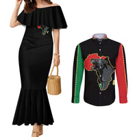 powerful-panther-africa-couples-matching-mermaid-dress-and-long-sleeve-button-shirts-map-africa