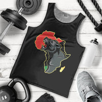 Powerful Panther Africa Men Tank Top Map Africa - Wonder Print Shop