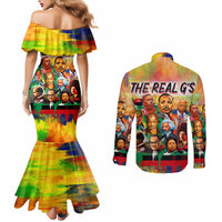 the-real-gs-couples-matching-mermaid-dress-and-long-sleeve-button-shirts-civil-rights-leaders