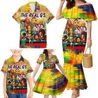 The Real G's Family Matching Mermaid Dress and Hawaiian Shirt Civil Rights Leaders - Wonder Print Shop