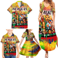 The Real G's Family Matching Summer Maxi Dress and Hawaiian Shirt Civil Rights Leaders - Wonder Print Shop