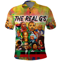 The Real G's Polo Shirt Civil Rights Leaders - Wonder Print Shop