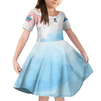 Skull Girl Family Matching Puletasi Dress and Hawaiian Shirt Never Fck Given - Wonder Print Shop