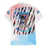 Skull Girl Family Matching Short Sleeve Bodycon Dress and Hawaiian Shirt Never Fck Given - Wonder Print Shop