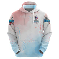 Skull Girl Hoodie Never Fck Given - Wonder Print Shop