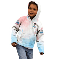 Skull Girl Kid Hoodie Never Fck Given - Wonder Print Shop