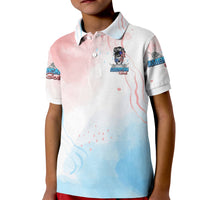Skull Girl Kid Polo Shirt Never Fck Given - Wonder Print Shop