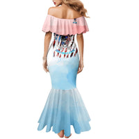 Skull Girl Mermaid Dress Never Fck Given - Wonder Print Shop
