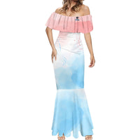 Skull Girl Mermaid Dress Never Fck Given - Wonder Print Shop