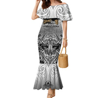 New Zealand Family Matching Mermaid Dress and Hawaiian Shirt Rugby Aotearoa Champions - Wonder Print Shop