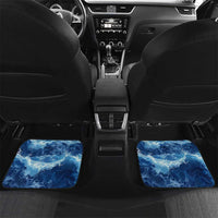 Striped Bass Fishing Car Mats Ocean Waves
