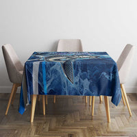 Striped Bass Fishing Tablecloth Ocean Waves